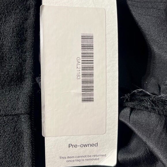 Galanos Vintage Blue and Black Long Puff Sleeve Turtleneck Party Dress Size XS - Picture 6 of 13